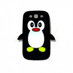 Wholesale Samsung Galaxy S3 / i9300 3D Penguin Case  (Black)